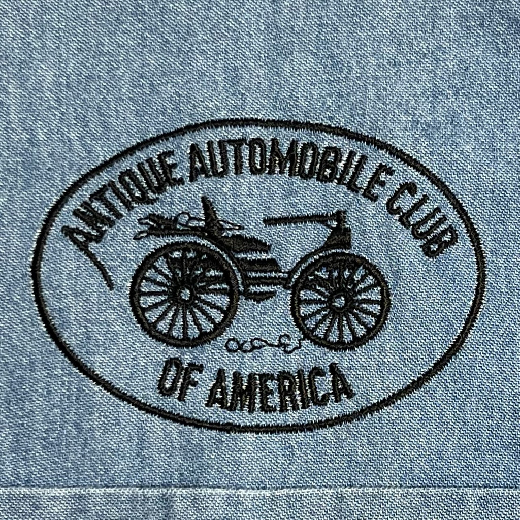 Mens Short Sleeve Denim Shirt