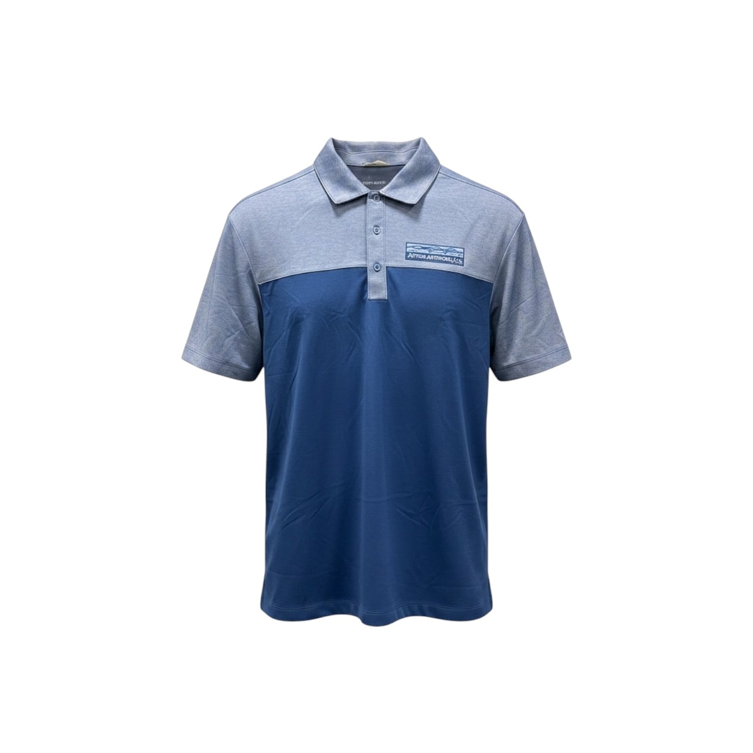 Mens Blocked Polo