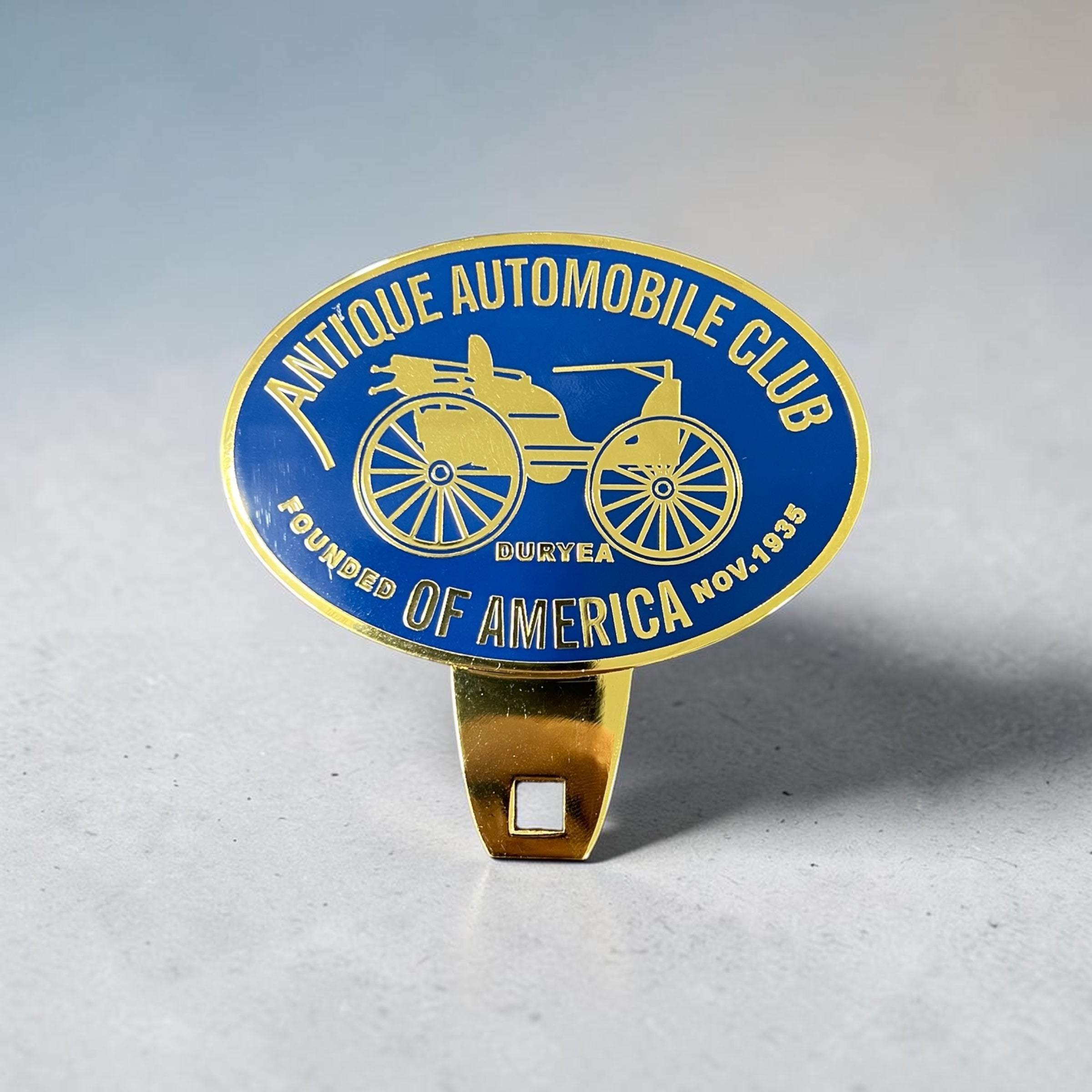 Hard Enamel License Plate Topper