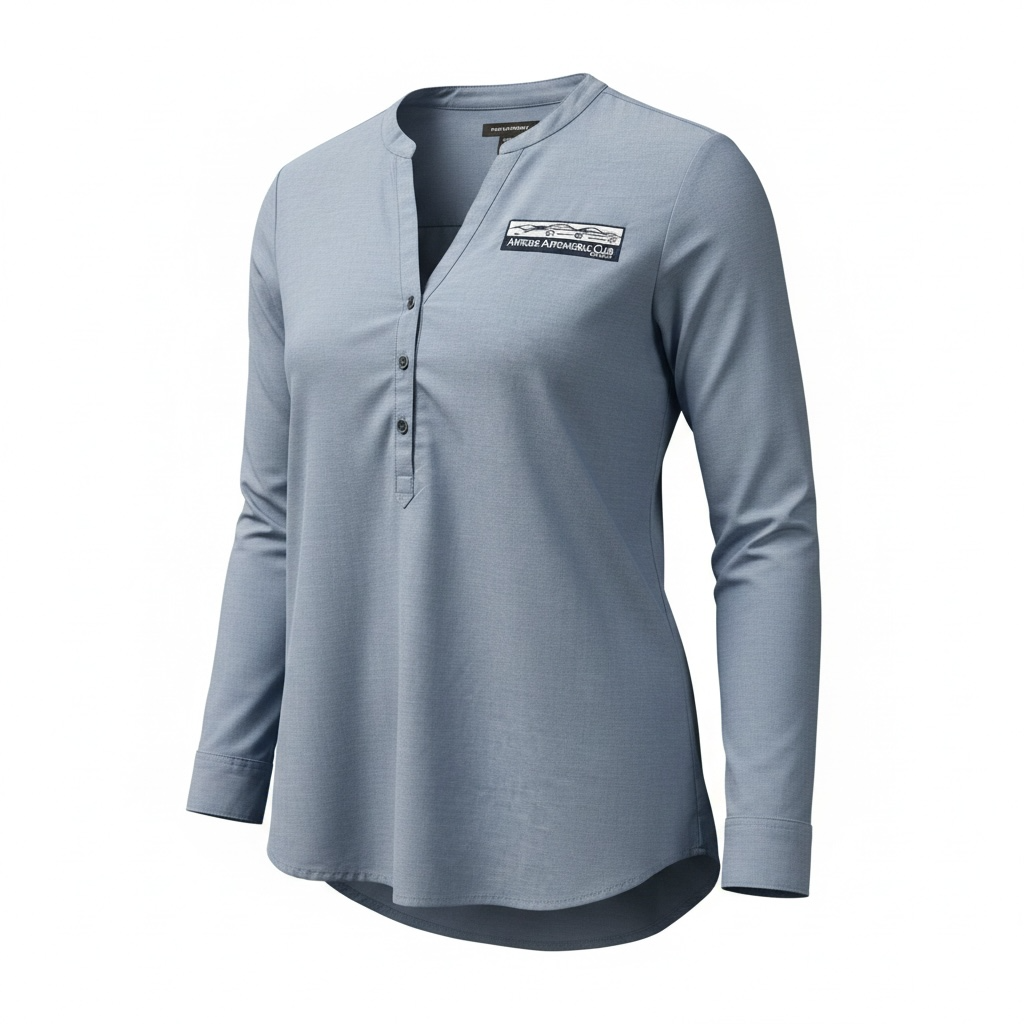 Ladies Long Sleeve Chambray Easy Care Shirt