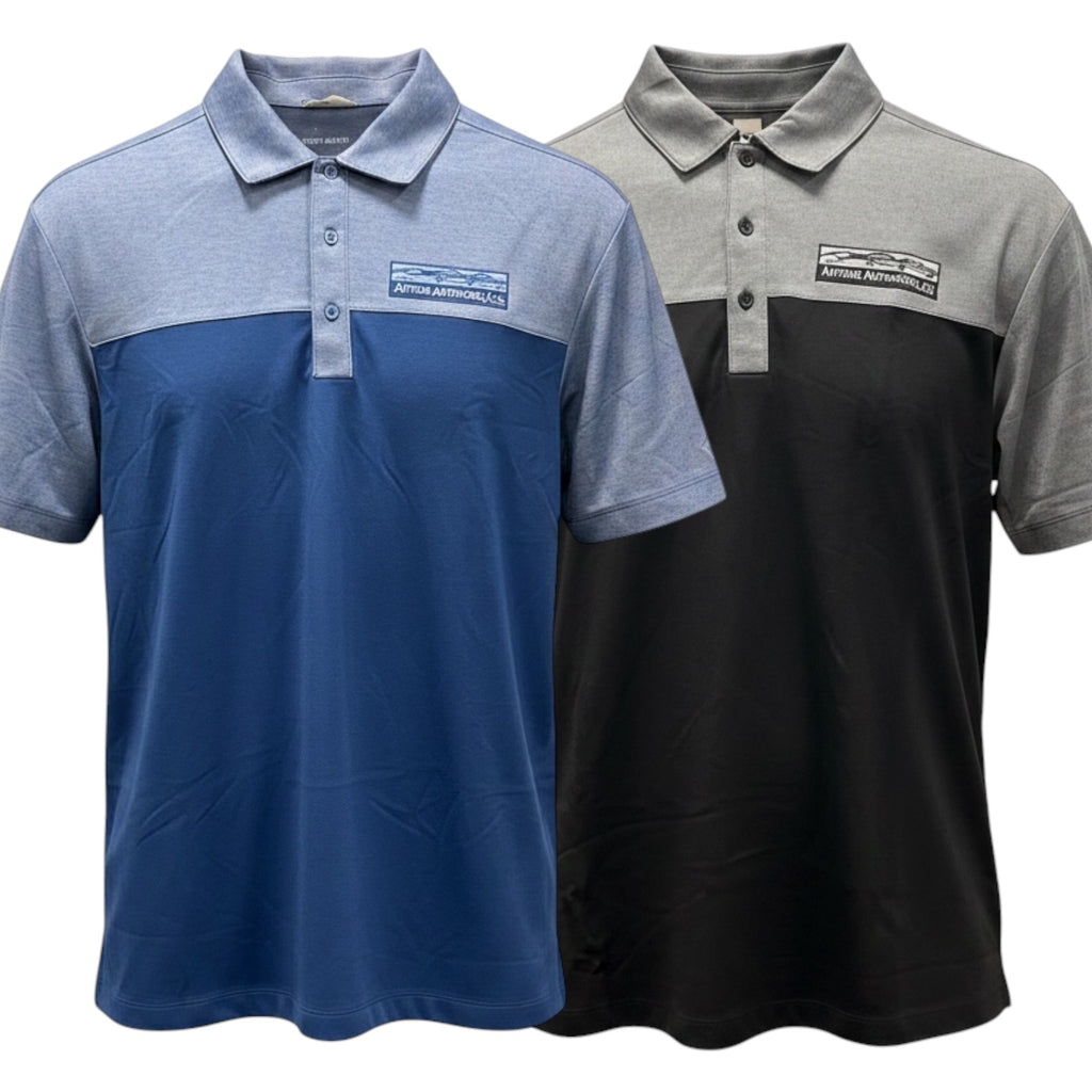 Mens Blocked Polo