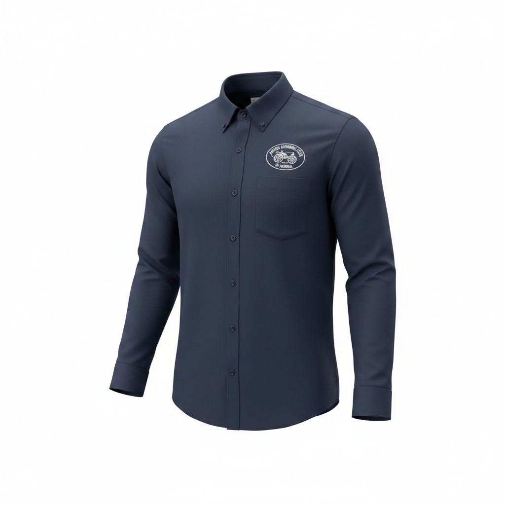 Mens Carefree Poplin Shirt