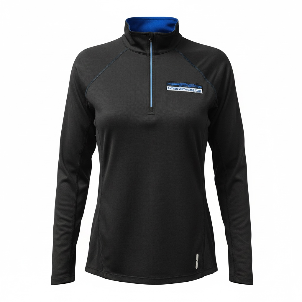 Ladies Quarter-Zip Performance Long Sleeve Pullover