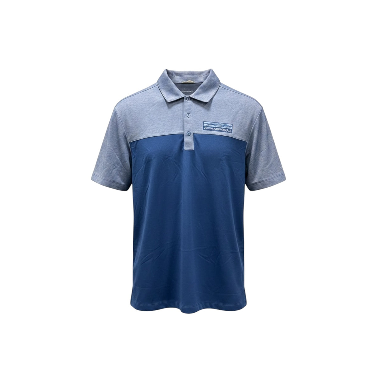 Mens Blocked Polo