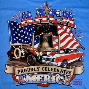 AACA 2026 America's 250th Anniversary T-Shirt - Blue