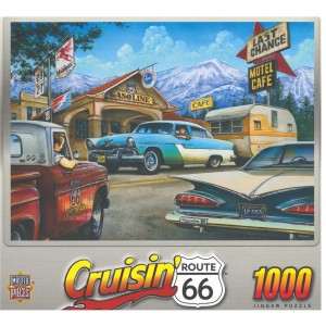 Route 66 Car Trailer - 1000 Piece Puzzle