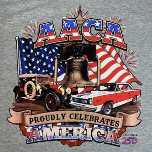 AACA 2026 America's 250th Anniversary T-Shirt - Gray
