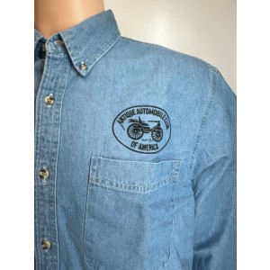 Mens Long Sleeve Denim Shirt