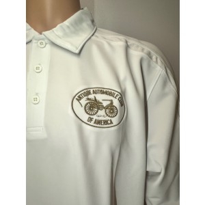 White Mens Augusta Playoff Polo