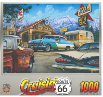 Route 66 Car Trailer - 1000 Piece Puzzle