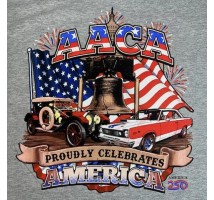 AACA 2026 America's 250th Anniversary T-Shirt - Gray