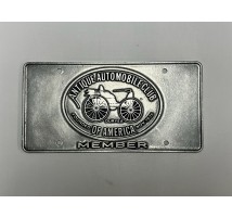 Pewter License Plate